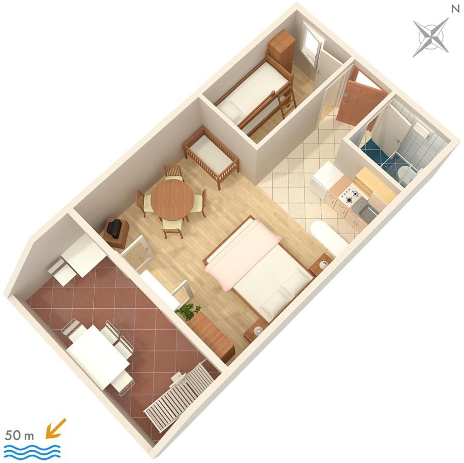 Apartments By The Sea Sumpetar, Omis - 2808 Luaran gambar